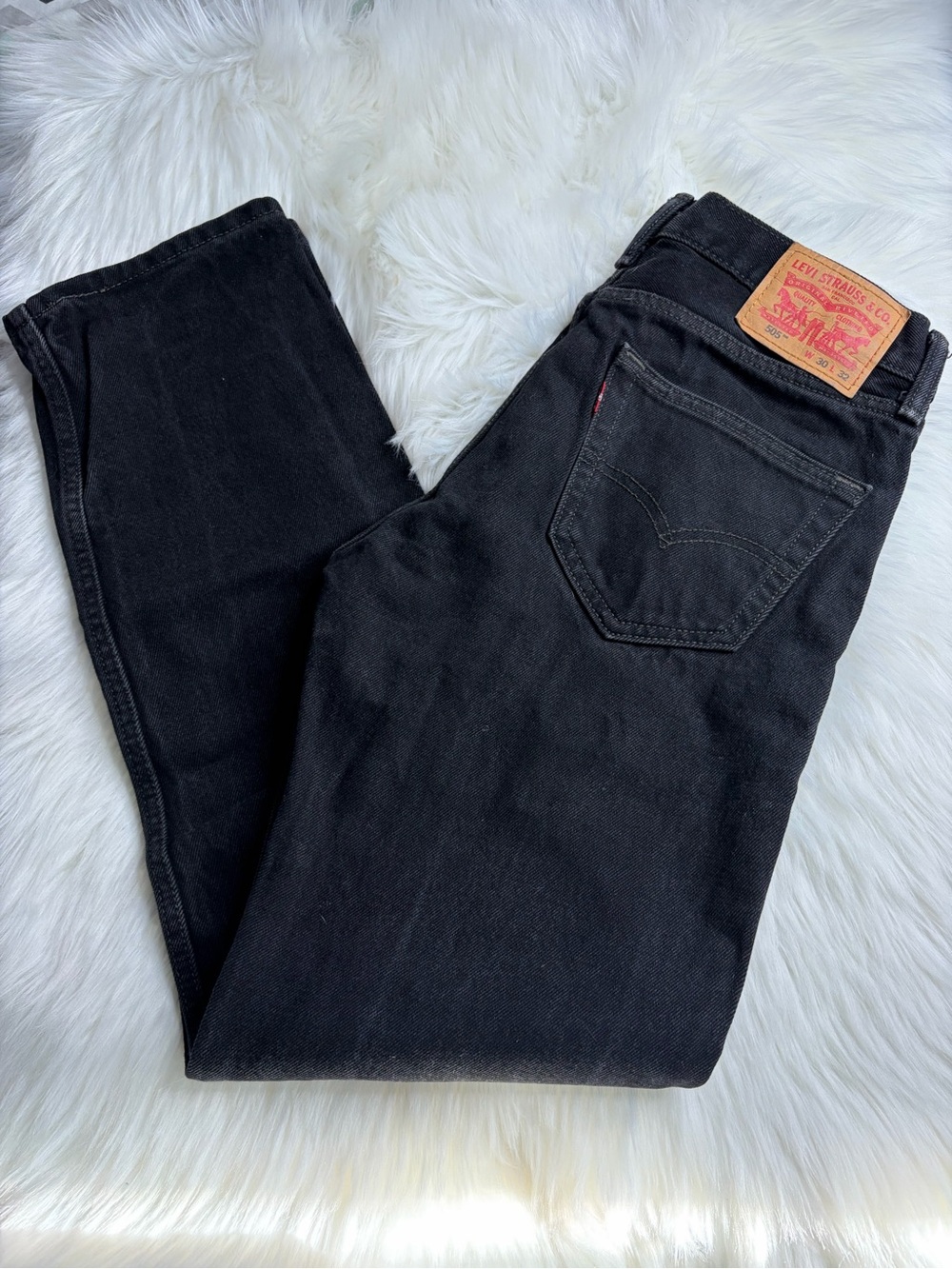 Men's Black 505 Zip Levi's Jeans Size 30x32